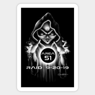 Area 51 Raid / Alien Wizard Sticker